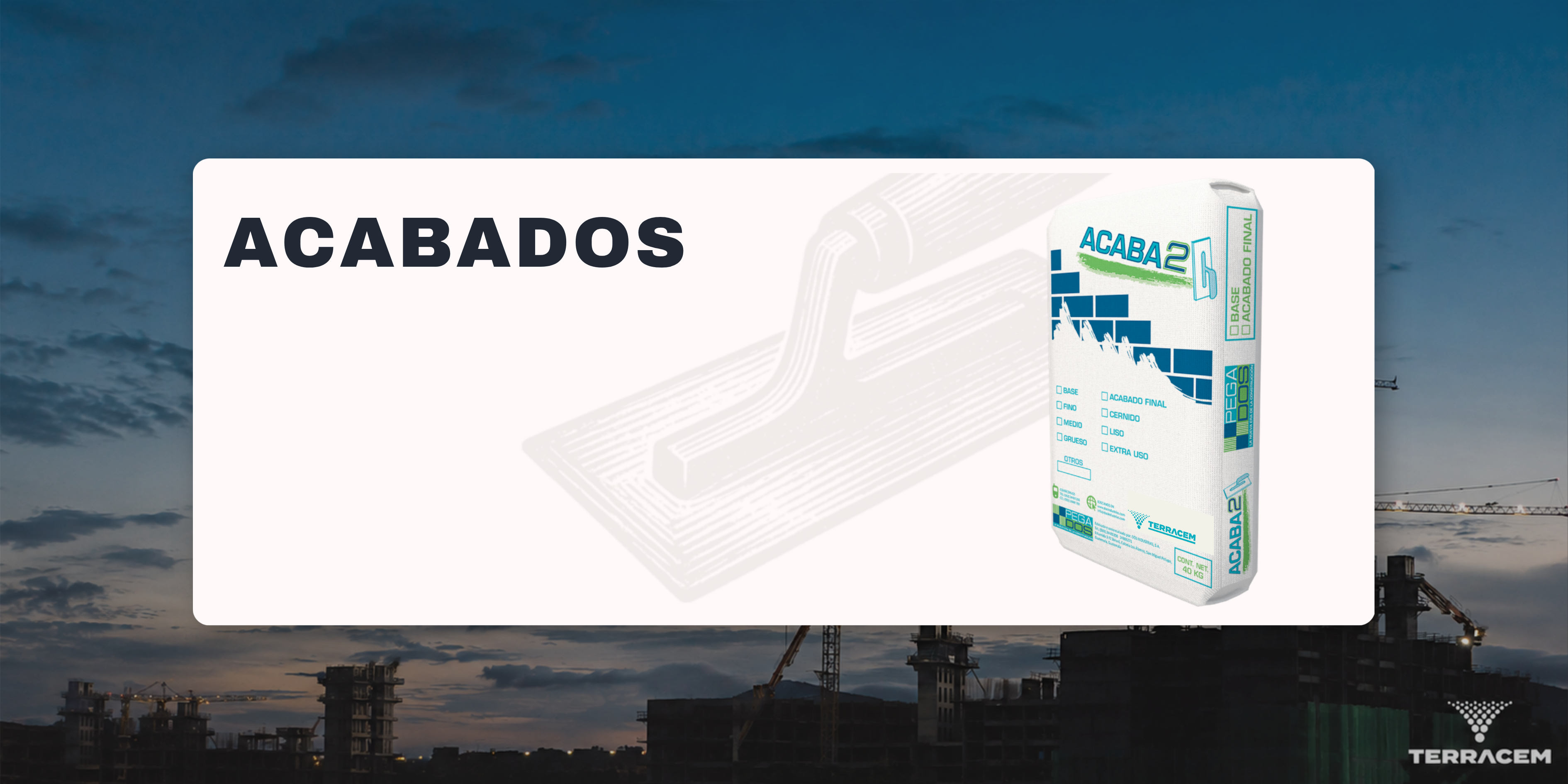 Productos adhesivos TERRACEM