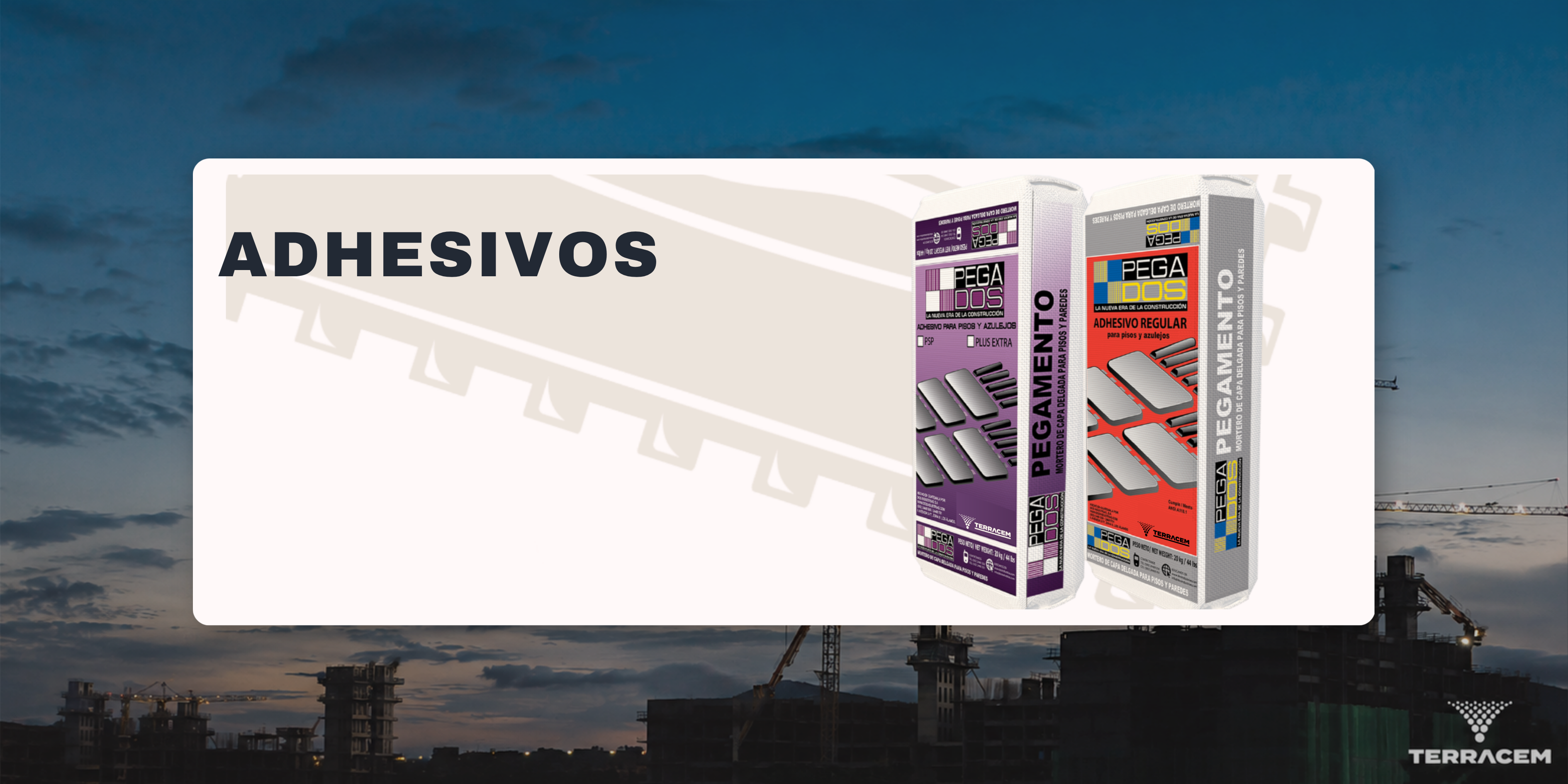 Productos adhesivos TERRACEM
